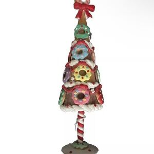 Festive Multicolor Christmas Tree Accent